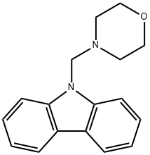 9-(4-morpholinylmethyl)-9H-carbazole Structure