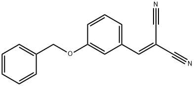 2-[3-(benzyloxy)benzylidene]malononitrile Structure