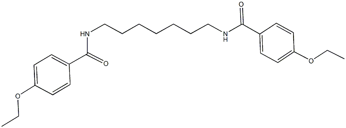 4-ethoxy-N-{7-[(4-ethoxybenzoyl)amino]heptyl}benzamide Structure