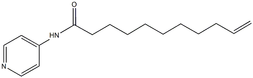 N-(4-pyridinyl)-10-undecenamide Structure