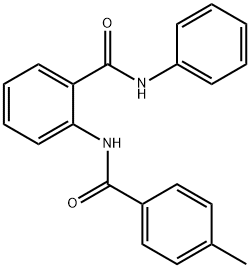 2-[(4-methylbenzoyl)amino]-N-phenylbenzamide Structure