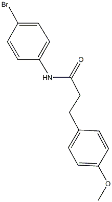 N-(4-bromophenyl)-3-(4-methoxyphenyl)propanamide Structure