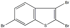 2,3,6-tribromo-1-benzothiophene 구조식 이미지