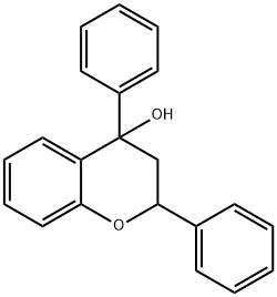 2,4-diphenyl-4-chromanol Structure