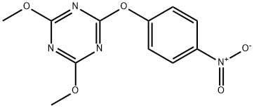 2-{4-nitrophenoxy}-4,6-dimethoxy-1,3,5-triazine Structure