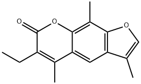 6-ethyl-3,5,9-trimethyl-7H-furo[3,2-g]chromen-7-one Structure