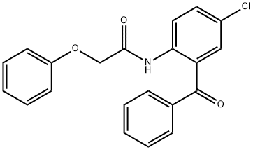 N-(2-benzoyl-4-chlorophenyl)-2-phenoxyacetamide Structure