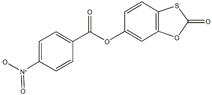 2-oxo-1,3-benzoxathiol-6-yl 4-nitrobenzoate 구조식 이미지