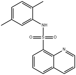 N-(2,5-dimethylphenyl)-8-quinolinesulfonamide 구조식 이미지