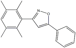 5-phenyl-3-(2,3,5,6-tetramethylphenyl)isoxazole 구조식 이미지