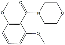 4-(2,6-dimethoxybenzoyl)morpholine 구조식 이미지
