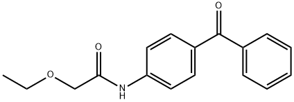 N-(4-benzoylphenyl)-2-ethoxyacetamide 구조식 이미지