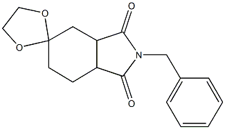 2'-benzyl-3'a,4',5',6',7',7'a-hexahydrospiro(1,3-dioxolane-2,5'-[1'H]-isoindole)-1',3'(2'H)-dione 구조식 이미지