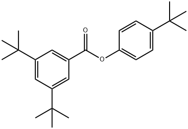 4-tert-butylphenyl 3,5-ditert-butylbenzoate 구조식 이미지