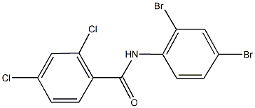 2,4-dichloro-N-(2,4-dibromophenyl)benzamide Structure