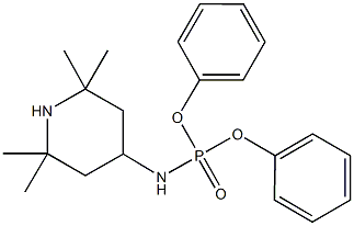 diphenyl 2,2,6,6-tetramethyl-4-piperidinylamidophosphate Structure