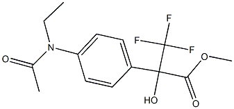 methyl 2-{4-[acetyl(ethyl)amino]phenyl}-3,3,3-trifluoro-2-hydroxypropanoate Structure