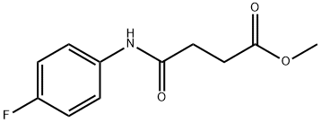 methyl 4-(4-fluoroanilino)-4-oxobutanoate Structure