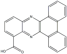 dibenzo[a,c]phenazine-10-carboxylic acid 구조식 이미지