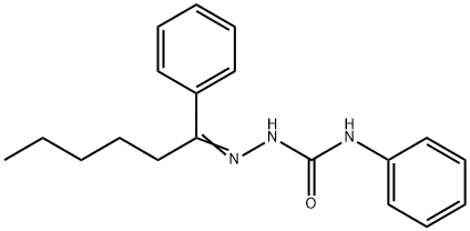 1-phenyl-1-hexanone N-phenylsemicarbazone 구조식 이미지