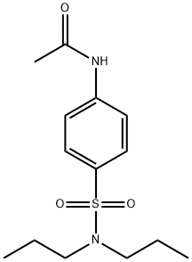 N-{4-[(dipropylamino)sulfonyl]phenyl}acetamide 구조식 이미지