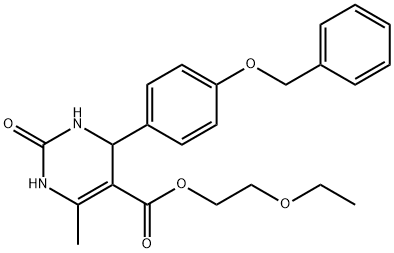 2-ethoxyethyl 4-[4-(benzyloxy)phenyl]-6-methyl-2-oxo-1,2,3,4-tetrahydro-5-pyrimidinecarboxylate 구조식 이미지