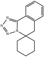 5,6-dihydrospiro(tetraazolo[5,1-a]isoquinoline-5,1'-cyclohexane) 구조식 이미지