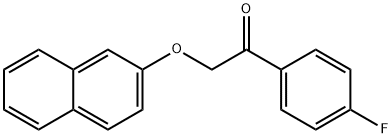 1-(4-fluorophenyl)-2-(2-naphthyloxy)ethanone 구조식 이미지