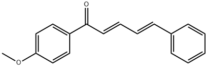 1-(4-methoxyphenyl)-5-phenyl-2,4-pentadien-1-one 구조식 이미지