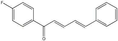 1-(4-fluorophenyl)-5-phenyl-2,4-pentadien-1-one 구조식 이미지