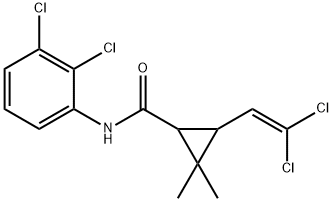 N-(2,3-dichlorophenyl)-3-(2,2-dichlorovinyl)-2,2-dimethylcyclopropanecarboxamide Structure