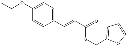 S-(2-furylmethyl) 3-(4-ethoxyphenyl)-2-propenethioate 구조식 이미지