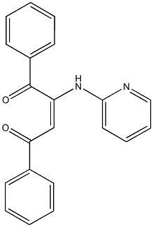 1,4-diphenyl-2-(2-pyridinylamino)-2-butene-1,4-dione Structure