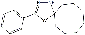 3-phenyl-4-thia-1,2-diazaspiro[4.7]dodec-2-ene 구조식 이미지