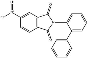 2-[1,1'-biphenyl]-2-yl-5-nitro-1H-isoindole-1,3(2H)-dione Structure