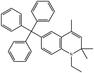 1-ethyl-2,2,4-trimethyl-6-trityl-1,2-dihydroquinoline Structure