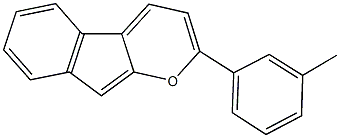 2-(3-methylphenyl)indeno[2,1-b]pyran Structure