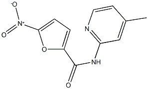 5-nitro-N-(4-methyl-2-pyridinyl)-2-furamide 구조식 이미지
