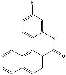 N-(3-fluorophenyl)-2-naphthamide 구조식 이미지