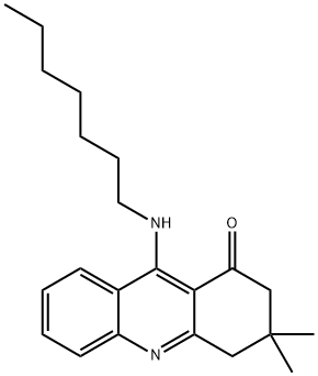 9-(heptylamino)-3,3-dimethyl-3,4-dihydro-1(2H)-acridinone Structure