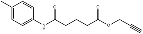 2-propynyl 5-oxo-5-(4-toluidino)pentanoate Structure