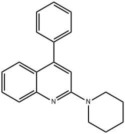 4-phenyl-2-(1-piperidinyl)quinoline 구조식 이미지