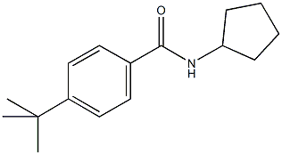 4-tert-butyl-N-cyclopentylbenzamide Structure