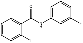 N-(3-fluorophenyl)-2-iodobenzamide 구조식 이미지