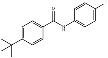 4-tert-butyl-N-(4-fluorophenyl)benzamide 구조식 이미지