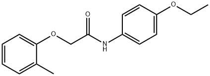 N-(4-ethoxyphenyl)-2-(2-methylphenoxy)acetamide Structure