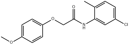 N-(5-chloro-2-methylphenyl)-2-(4-methoxyphenoxy)acetamide Structure