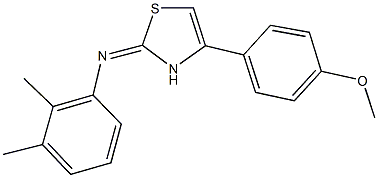 N-(2,3-dimethylphenyl)-4-(4-methoxyphenyl)-1,3-thiazol-2-amine Structure