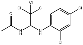 N-[2,2,2-trichloro-1-(2,4-dichloroanilino)ethyl]acetamide Structure