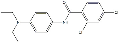 2,4-dichloro-N-[4-(diethylamino)phenyl]benzamide Structure